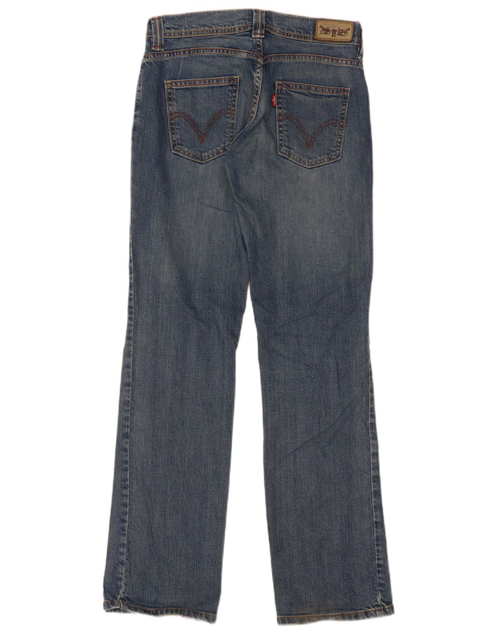Женские прямые джинсы Levi's W28 L32 синие, хлопок