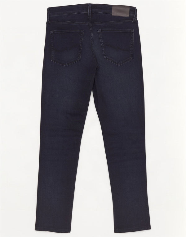 Мужские укороченные узкие джинсы Jack & Jones W29 L26, темно-синий хлопок