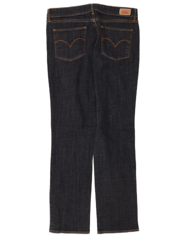 Женские прямые джинсы Levi's Demi Curve W30 L32, темно-синий хлопок