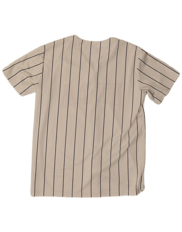 Fila Женский трикотаж большого размера с рисунком UK 10, маленький, в белую полоску