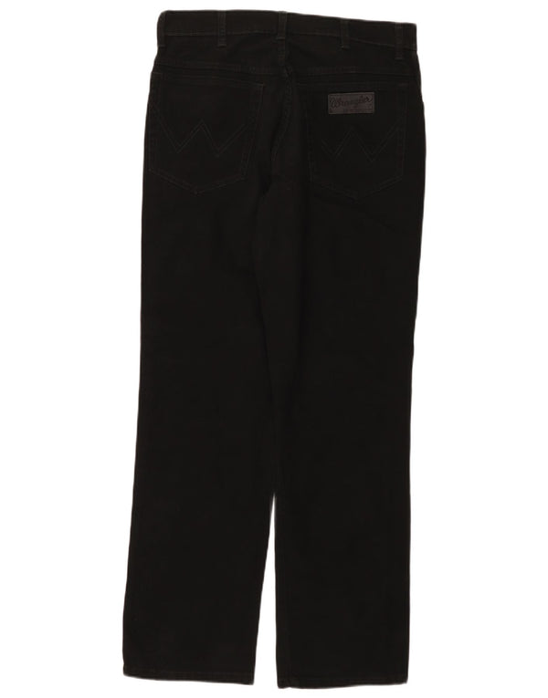 Мужские прямые джинсы Wrangler Texas Stretch W33 L30, черный хлопок