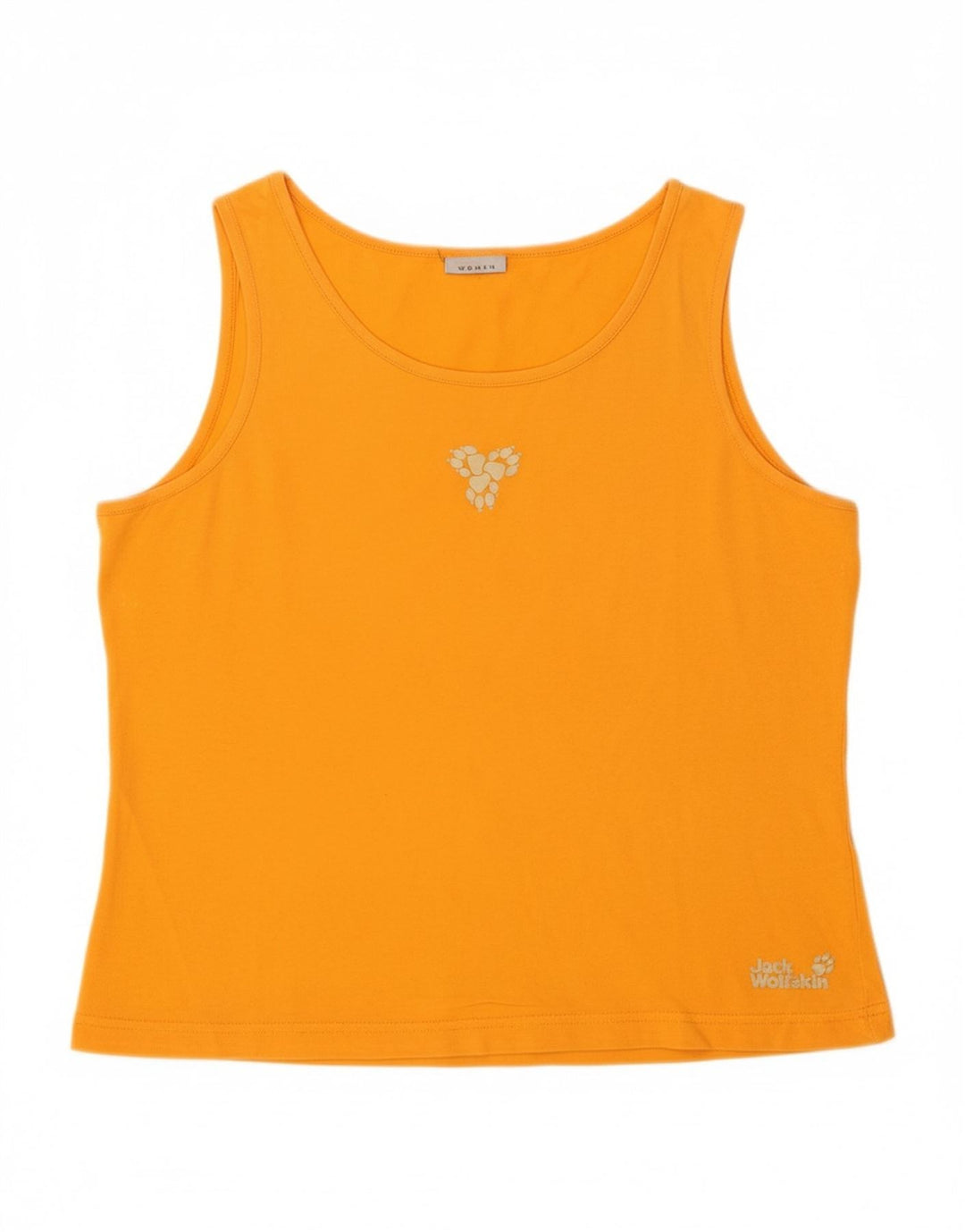 JACK WOLFSKIN Womens Vest Top UK 14 Large Orange
