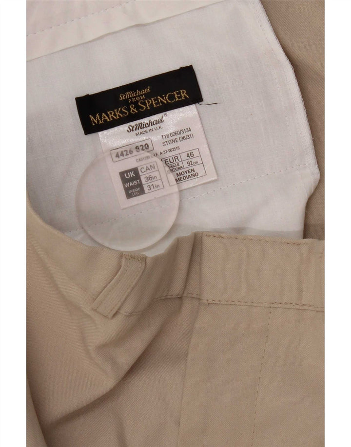 Женские прямые брюки чиносы Marks & Spencer St. Michael W36 L28 Бежевые