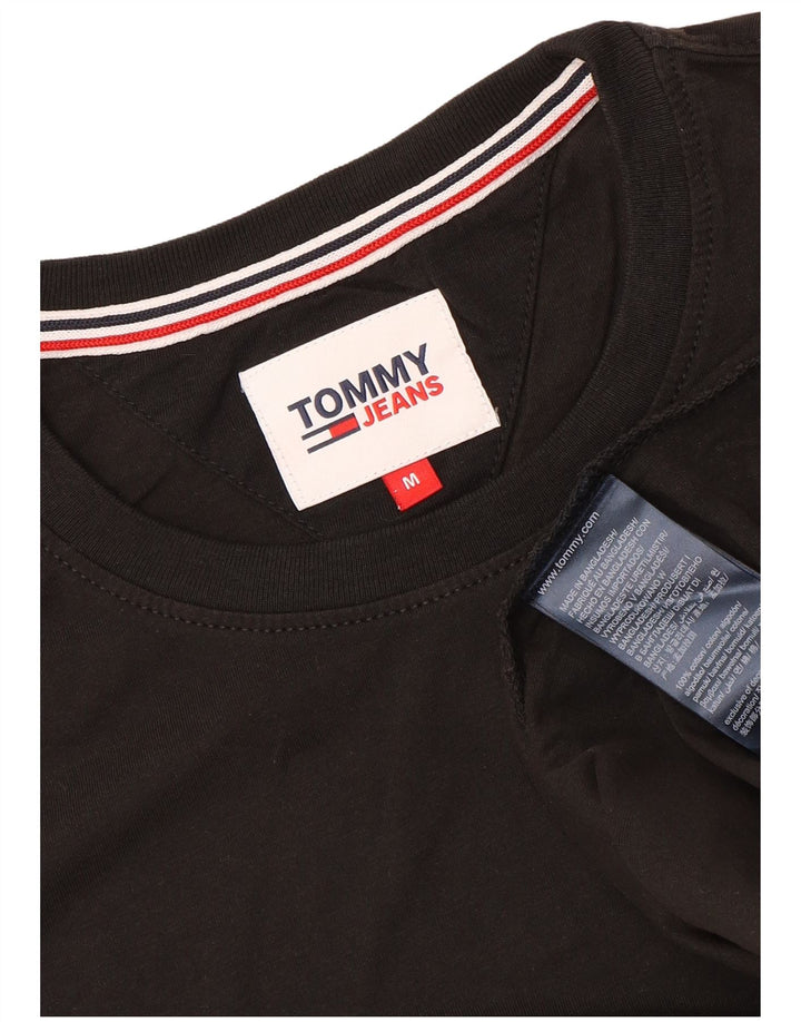TOMMY HILFIGER Мужская футболка из хлопка среднего размера, черная