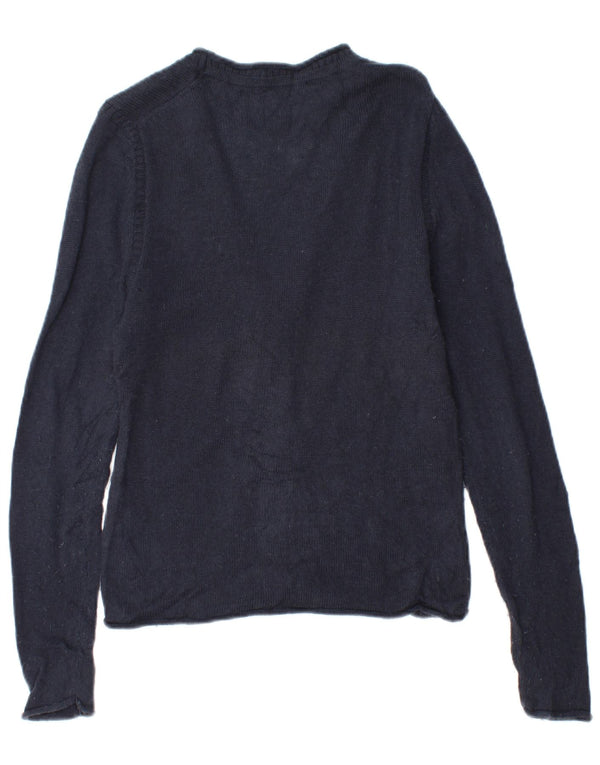 Женский кардиган Tommy Hilfiger UK 6 XS Темно-синий, шерсть