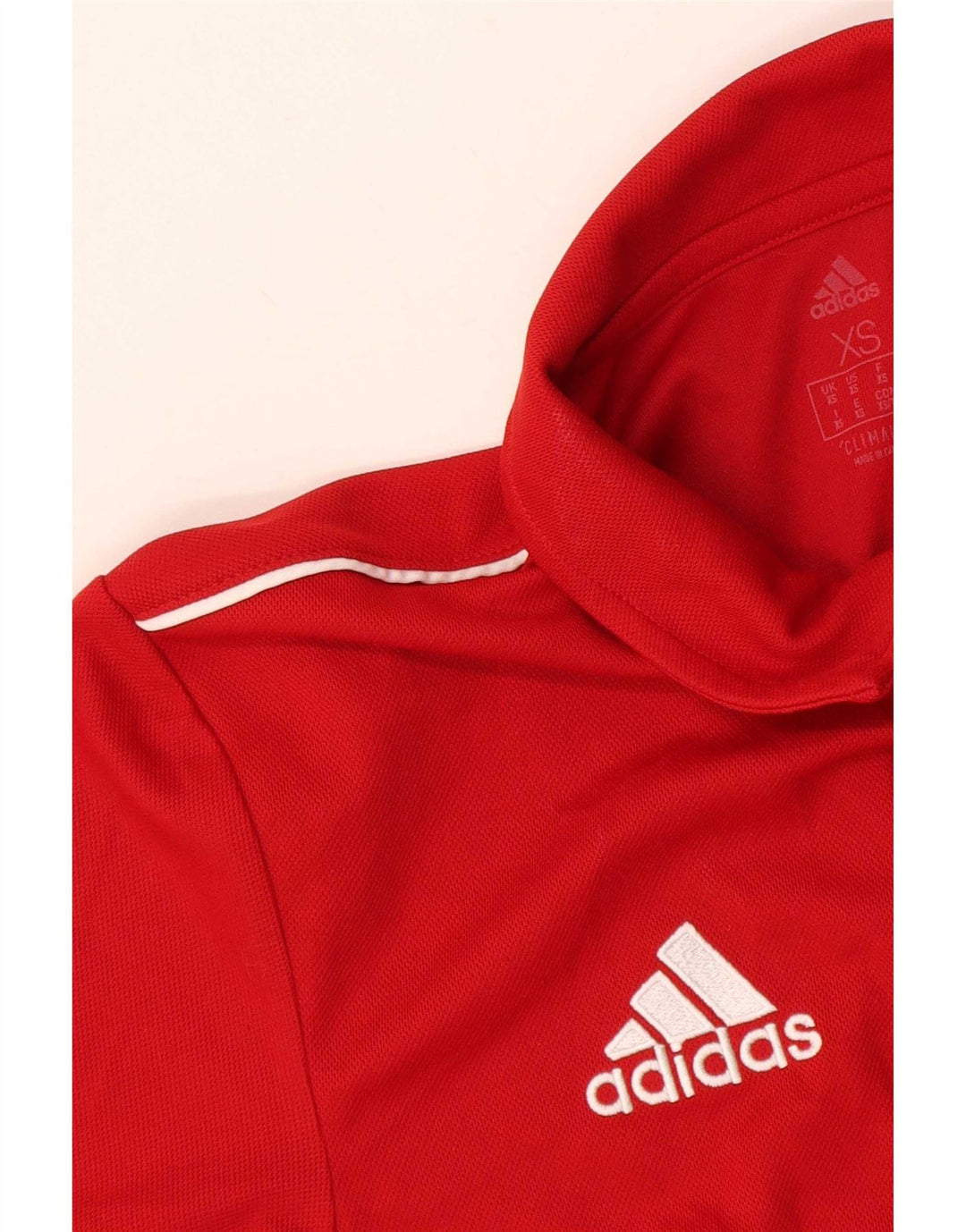 Мужская рубашка поло с графическим рисунком Adidas Climalite XS красная