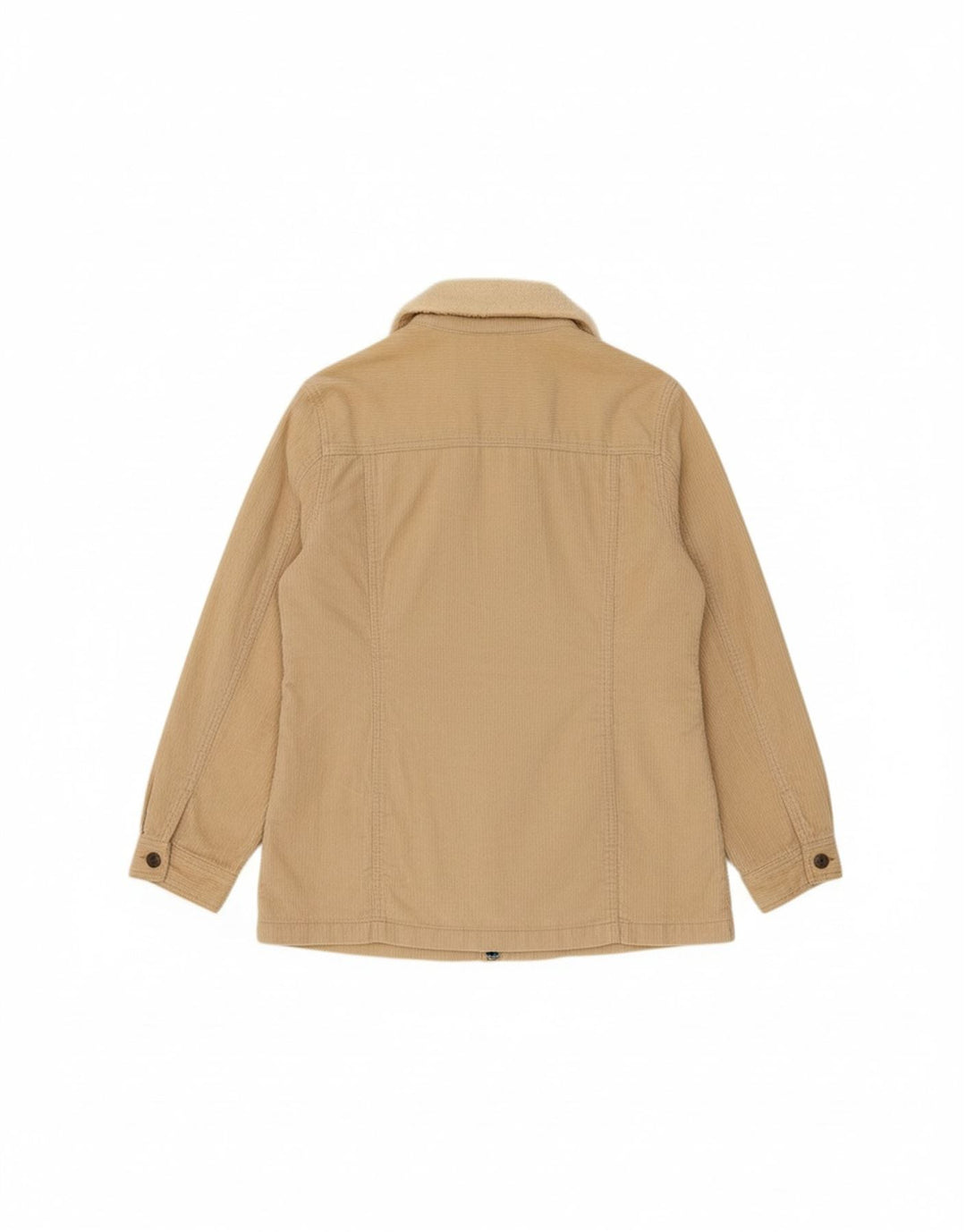 FLASH LIGHTS Womens Corduroy Jacket UK 12 Medium  Beige Cotton