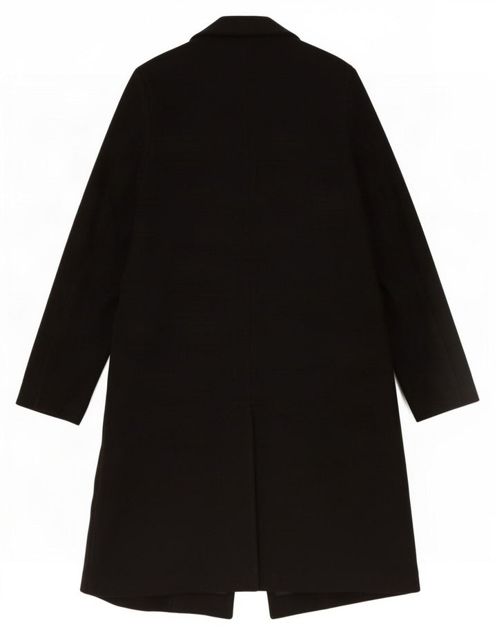 Женское пальто Zara UK 10, маленькое черное полиэстер