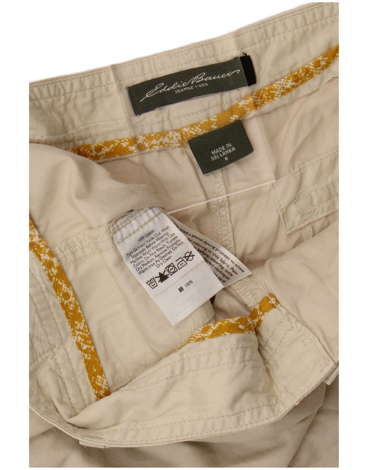 Женские шорты чинос EDDIE BAUER US 6 Medium W34 Бежевые хлопковые
