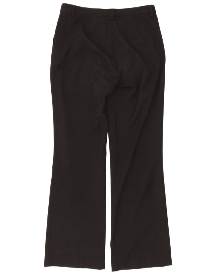 Женские повседневные брюки Armani Bootcut UK 12 Medium W28 L30, черный полиэстер