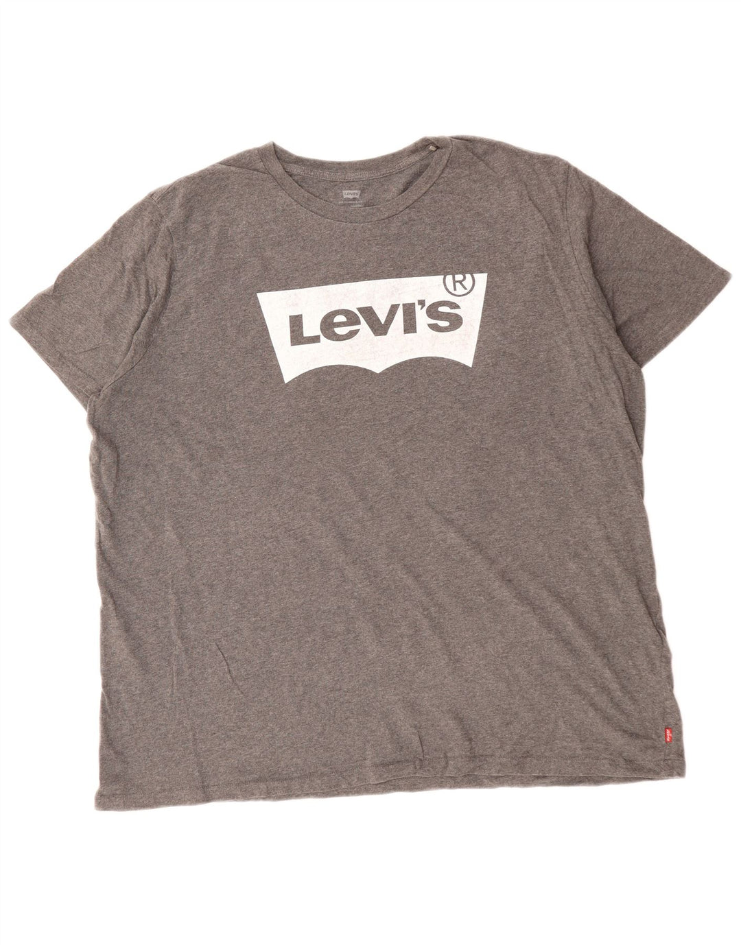 Мужская футболка с рисунком LEVI'S, 2XL, серая, хлопок