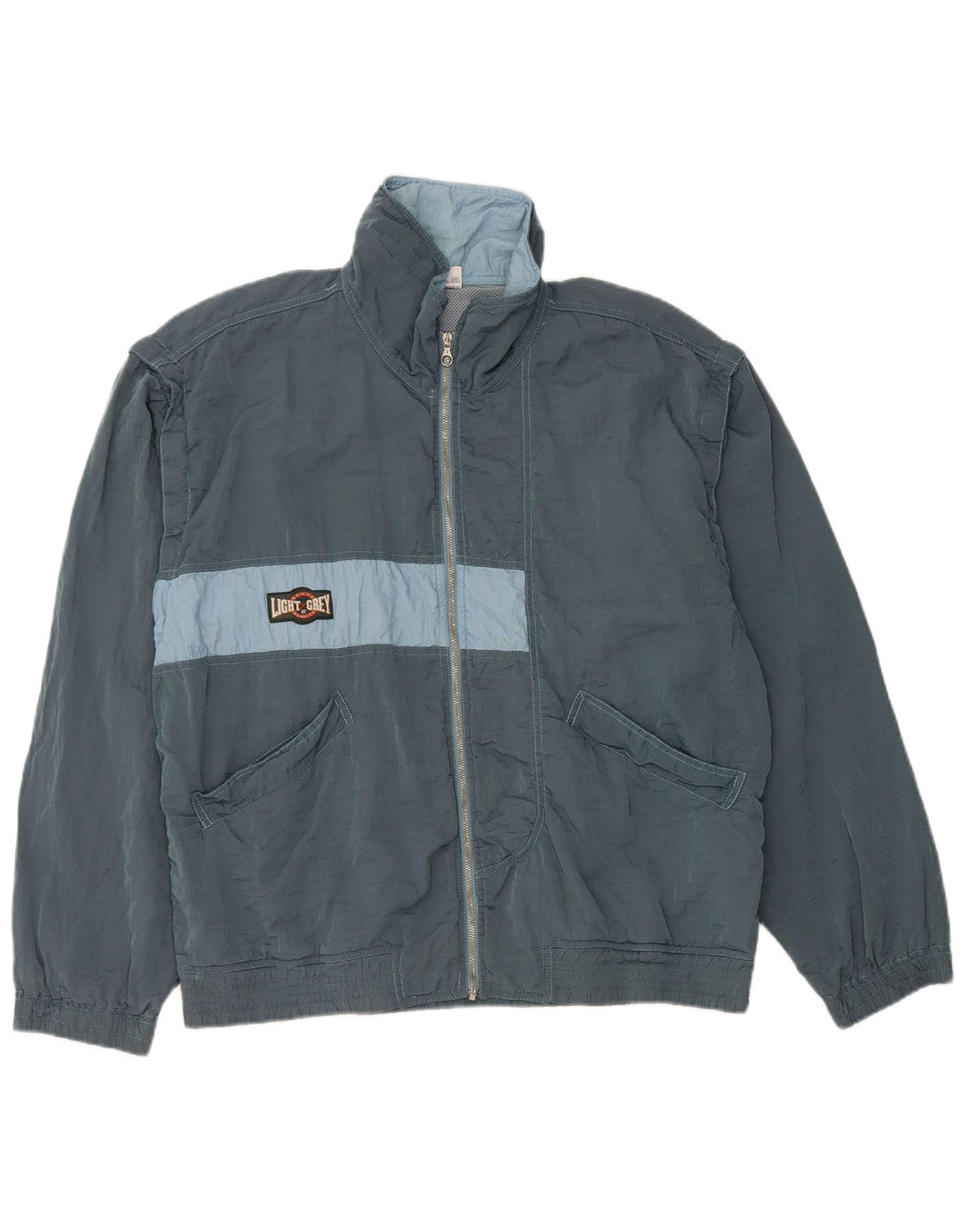 Мужская спортивная куртка BELFE UK 38, средний синий цвет с цветными блоками, полиамид