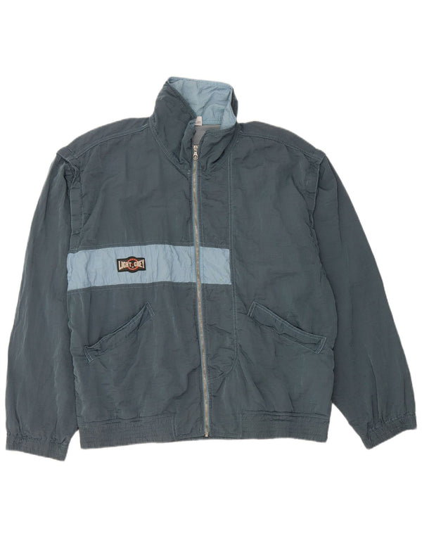 Мужская спортивная куртка BELFE UK 38, средний синий цвет с цветными блоками, полиамид