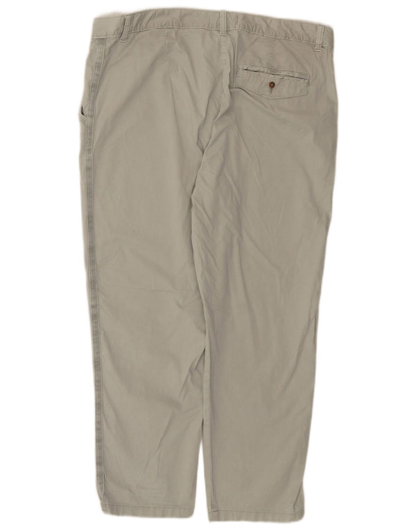 Женские зауженные брюки-чиносы Marks & Spencer UK 18 XL W38 L27 Серые хлопковые