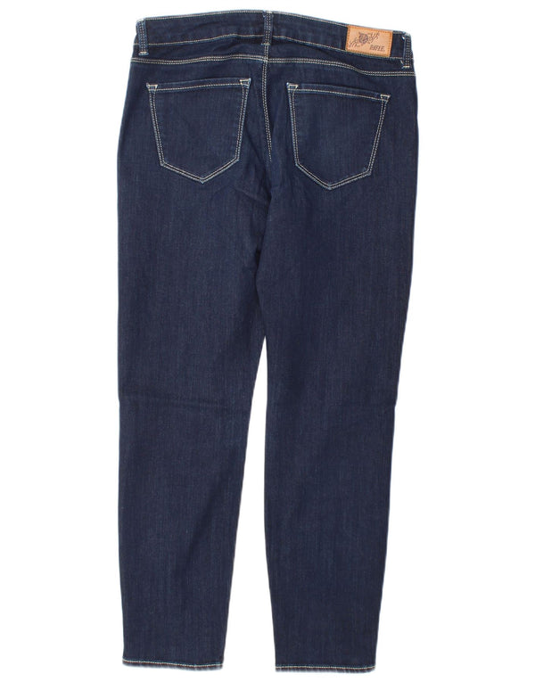 Женские укороченные узкие джинсы Rifle W27 L25, темно-синий хлопок