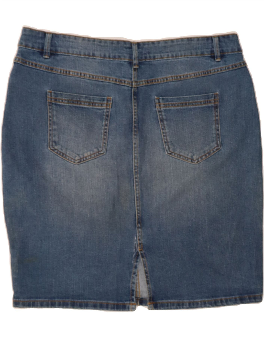 BLUE MOTION Womens Denim Skirt IT 48 XL W36 Blue Cotton Vintage Blue Motion and Second-Hand Blue Motion from Messina Hembry 