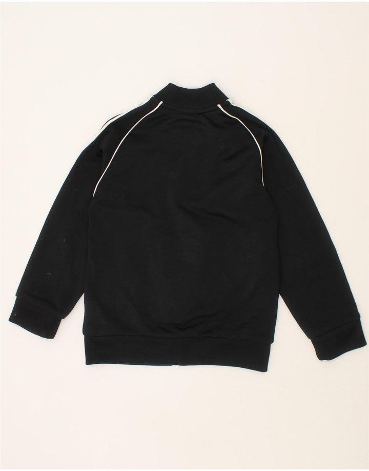 ADIDAS Boys Tracksuit Top Jacket 4-5 Years Black Polyester Vintage Adidas and Second-Hand Adidas from Messina Hembry 