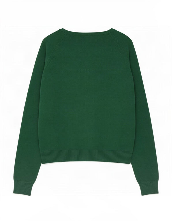 Женский кардиган Zara UK 6 XS, зеленый хлопок