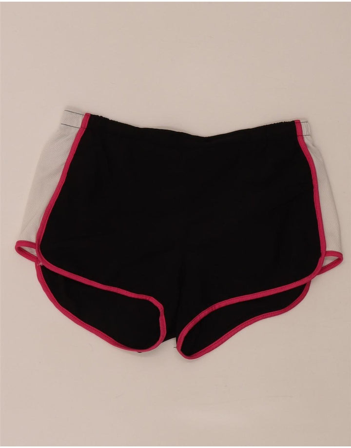 Женские спортивные шорты Puma UK 12, средние, черные, с цветными блоками