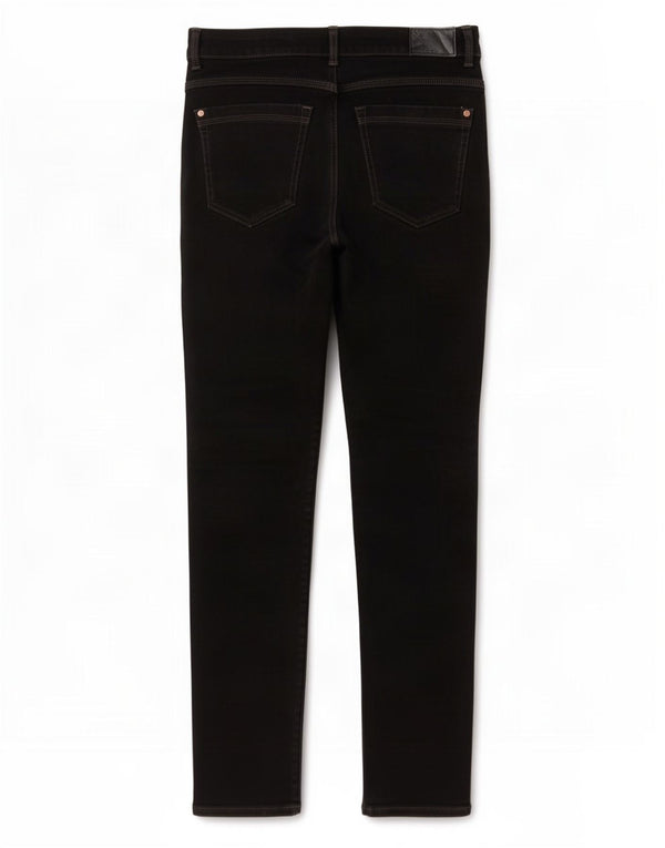 Женские джинсы Marks & Spencer Magic Slim UK 12, средние W28 L28, черный хлопок
