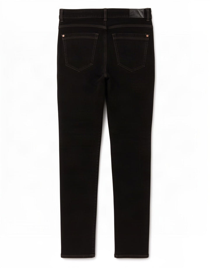 Женские джинсы Marks & Spencer Magic Slim UK 12, средние W28 L28, черный хлопок