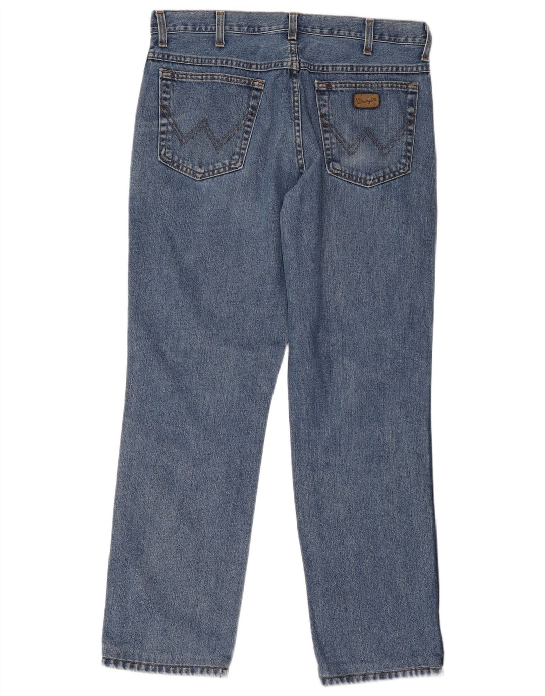 Мужские прямые джинсы Wrangler W36 L34 синие, хлопок