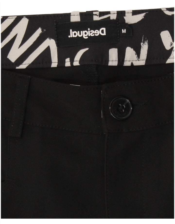 Женские узкие повседневные брюки Desigual, средние W28 L28, черные