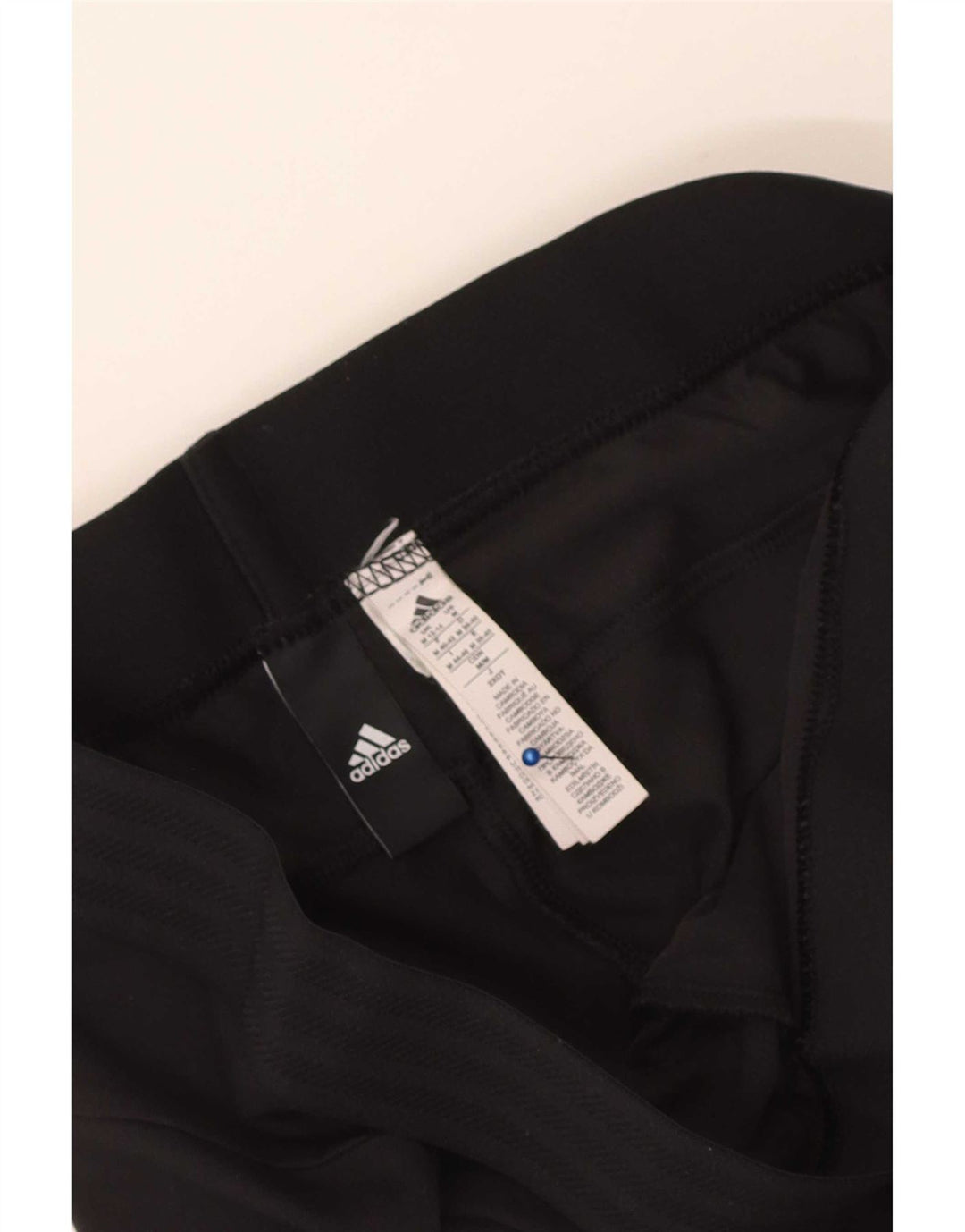 Женские леггинсы Adidas UK 12/14, средний черный хлопок, черный