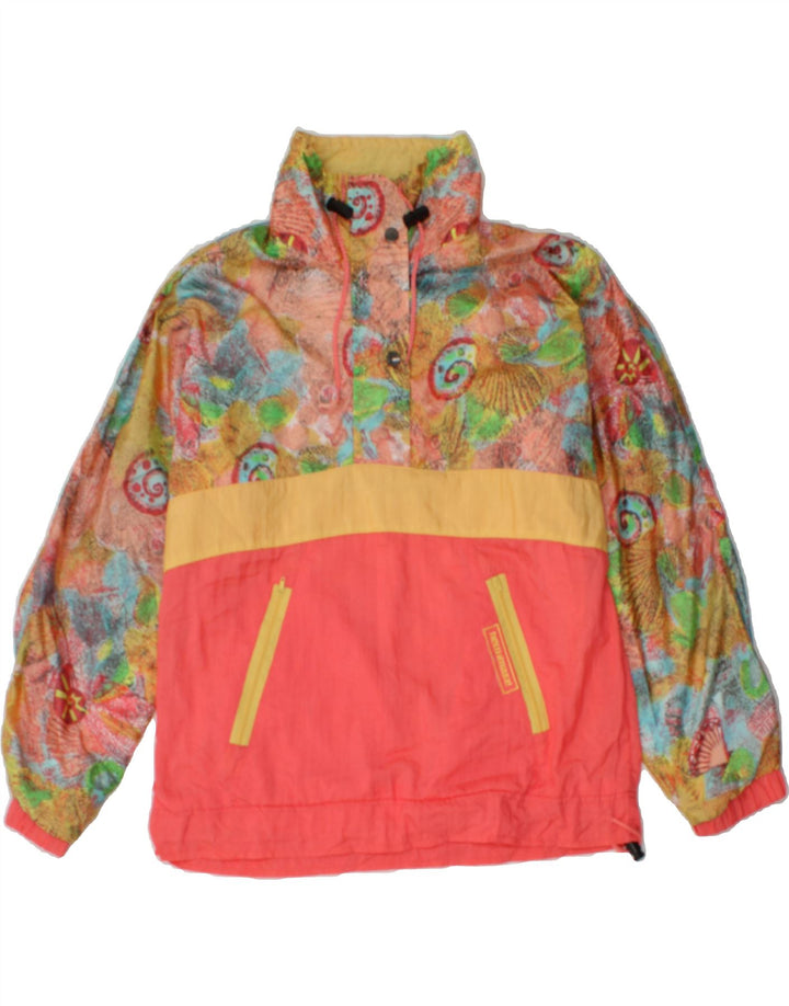 VINTAGE Womens Anorak Jacket IT 42 Medium Multicoloured Floral Polyamide Vintage Vintage and Second-Hand Vintage from Messina Hembry 