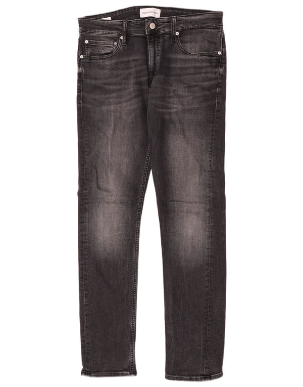 Мужские узкие джинсы Calvin Klein W32 L32, серый хлопок