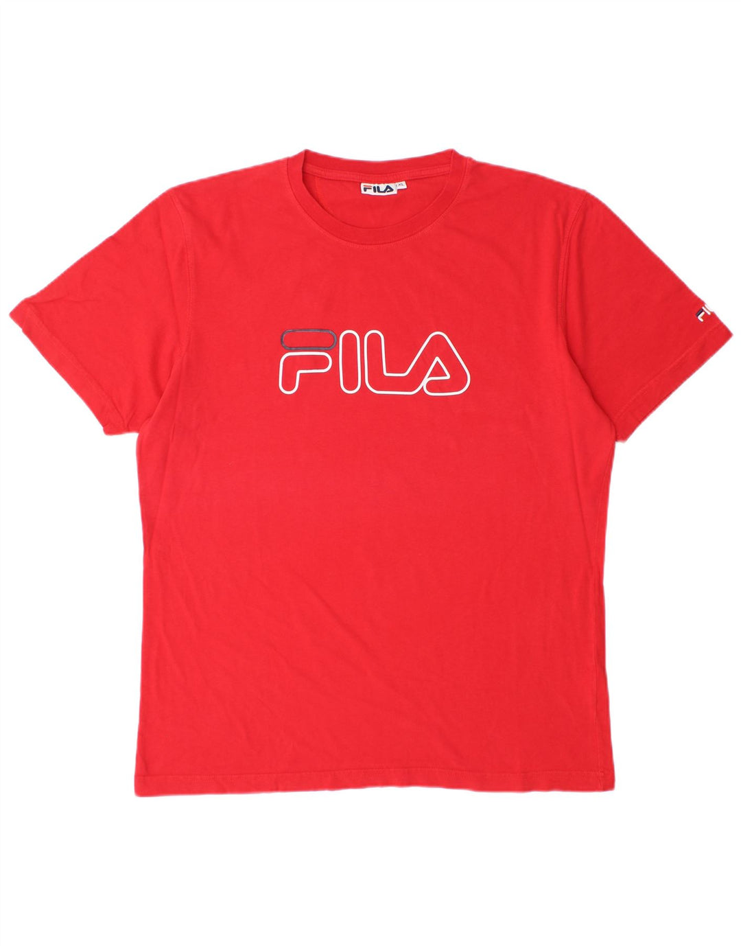 Fila Мужская футболка с рисунком Top XL Красный Хлопок