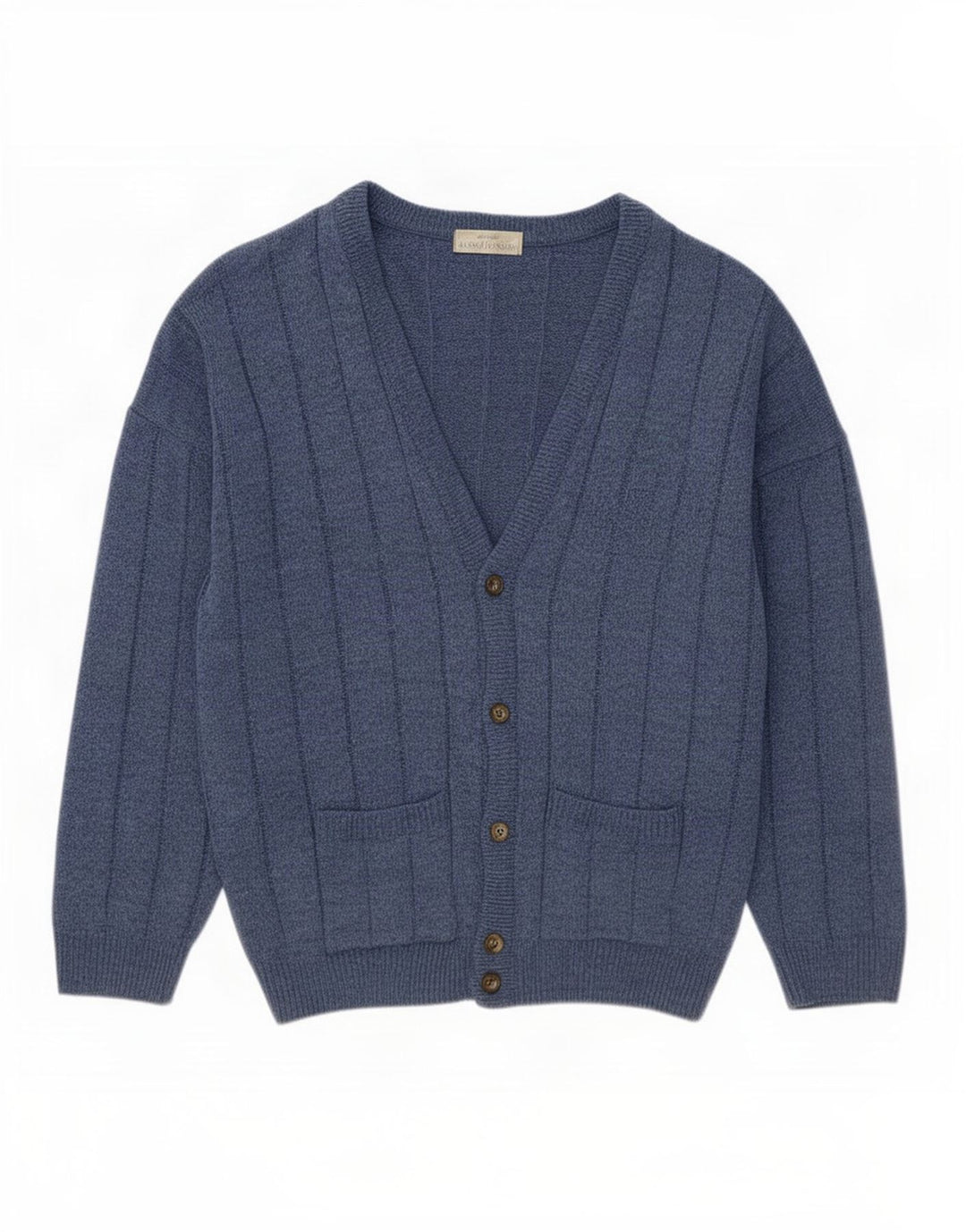 Мужской кардиган Marks & Spencer St. Michael XL темно-синий акрил