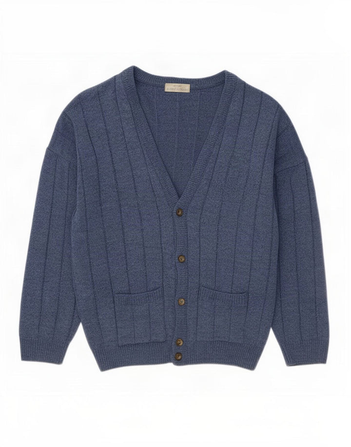 Мужской кардиган Marks & Spencer St. Michael XL темно-синий акрил