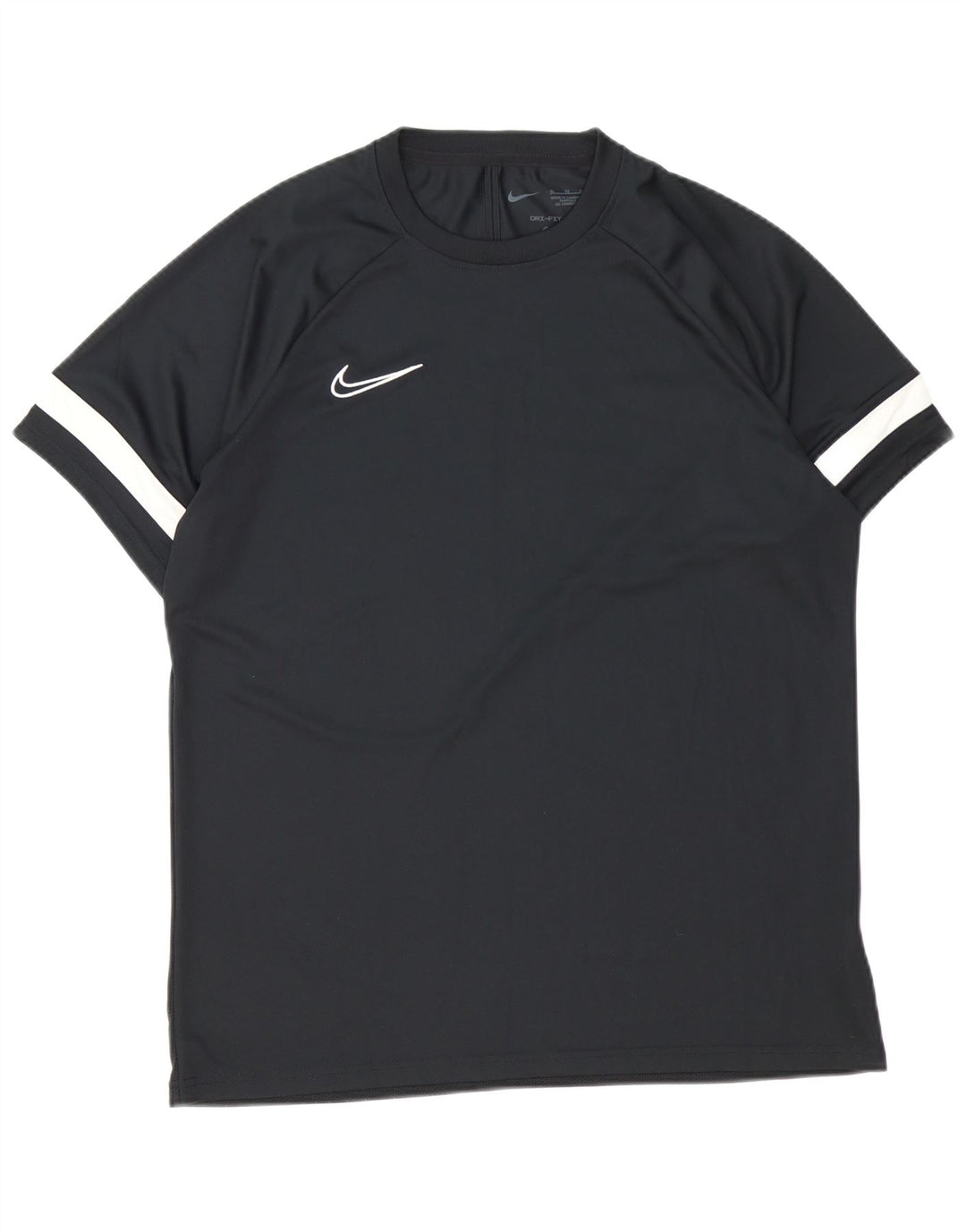 Мужская футболка Nike Dri Fit Top XL, черная, полиэстер с цветными блоками