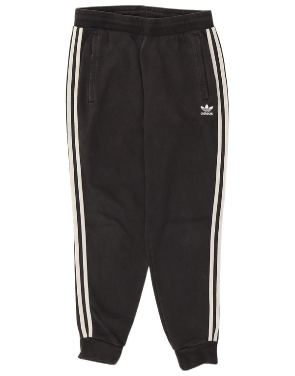 Женские спортивные брюки Adidas Joggers UK 14, большие черные хлопковые