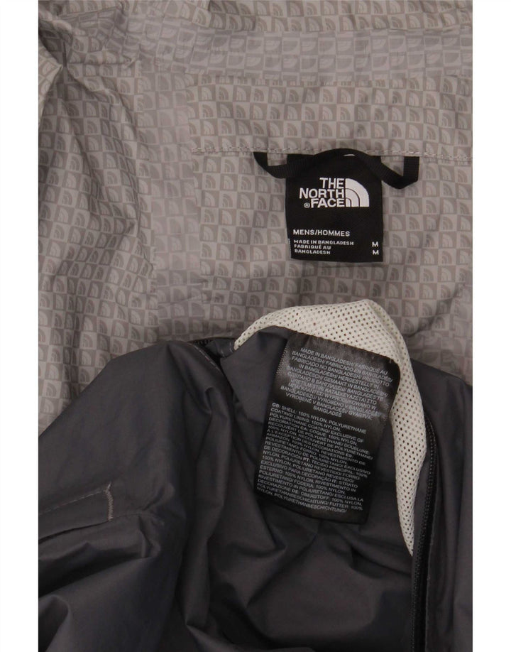 Мужская дождевик с капюшоном The North Face UK 38, нейлон среднего серого цвета