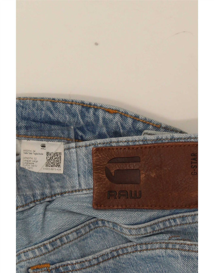 Мужские джинсы G-Star 3301 Slim W34 L32 синие