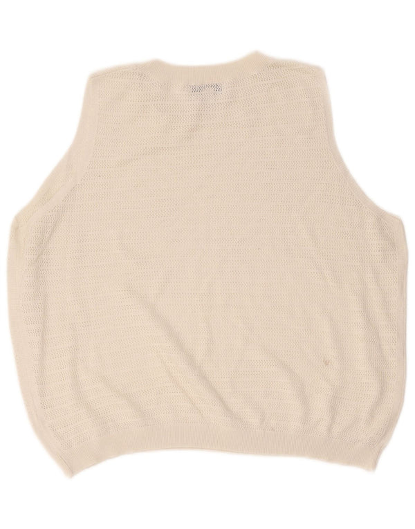 Женская майка безрукавка Marks & Spencer UK 18 XL в белую полоску