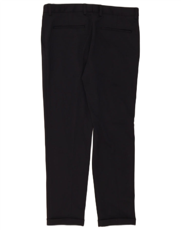 Мужские брюки-чиносы Zara EU 40 Medium W31 L29 Темно-синий полиэстер