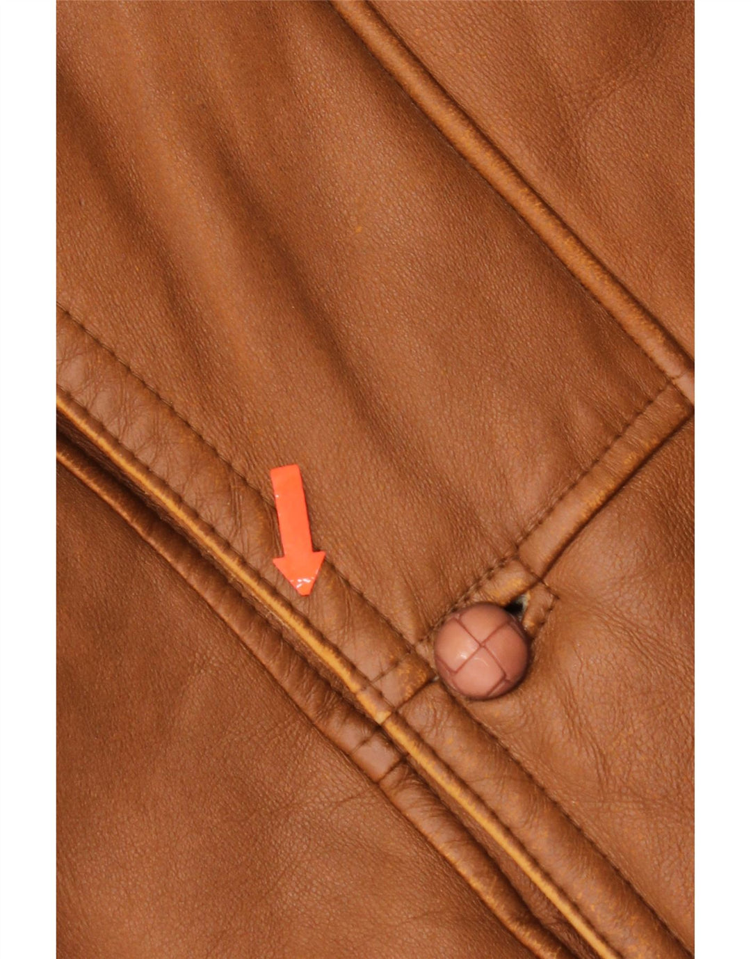 Винтажная женская короткая дубленка IT 50, большая коричневая короткая дубленка