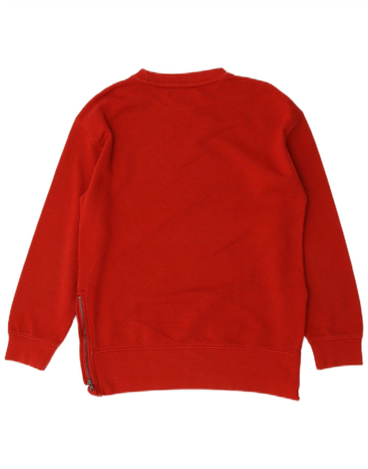 Свитшот Zara для девочек 9-10 лет, красный