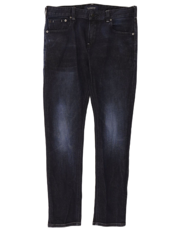 Женские джинсы скинни Scotch & Soda W31 L30 Темно-синие, хлопок