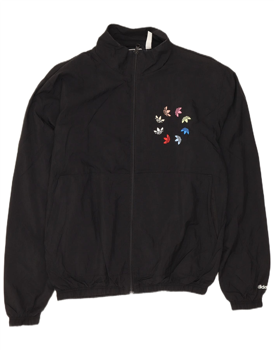 Мужской спортивный костюм Adidas с графическим рисунком XS, черный полиамид