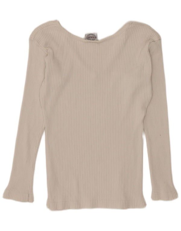 Женский топ Newpenny с длинным рукавом UK 12, средний белый