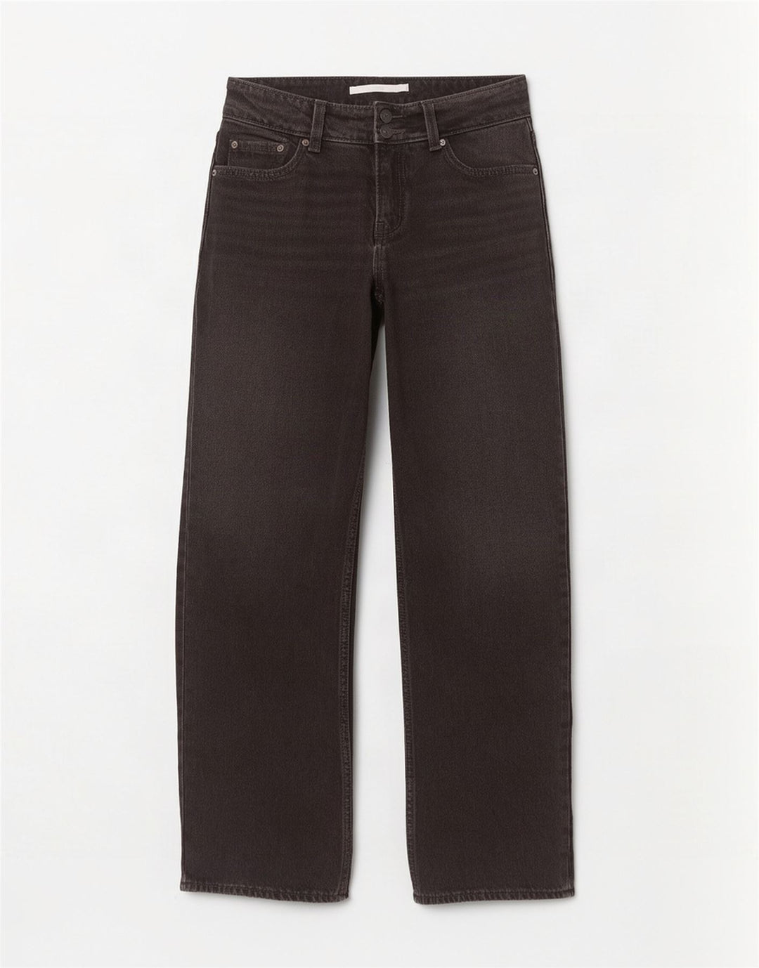 Женские широкие джинсы Levi's W24 L32 черные