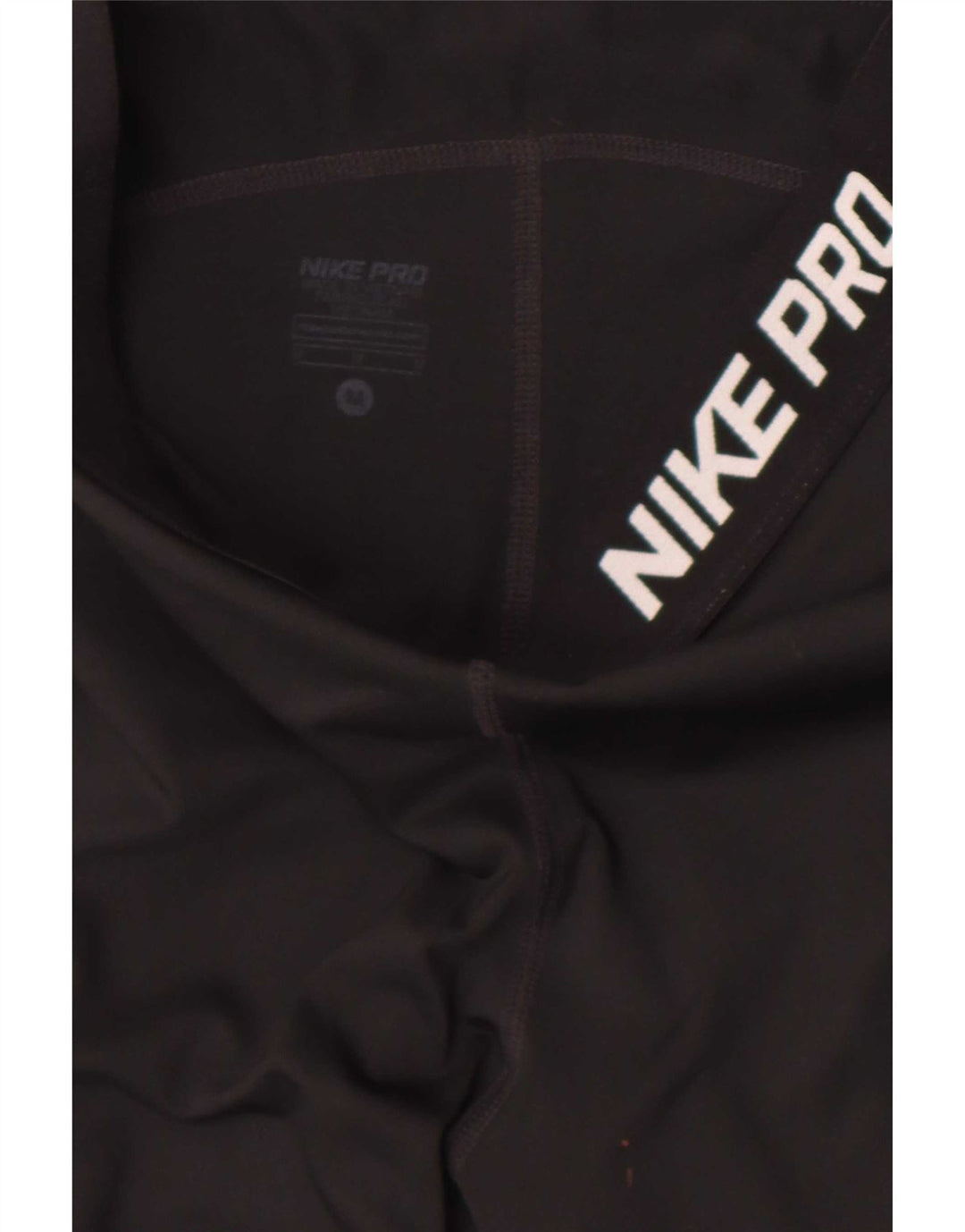 Женские леггинсы-капри с рисунком Nike Dri Fit UK 12, средние, черные