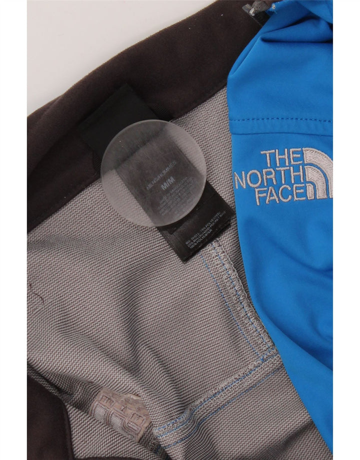 Мужской спортивный костюм The North Face, верхняя куртка, средний синий полиэстер с цветными блоками