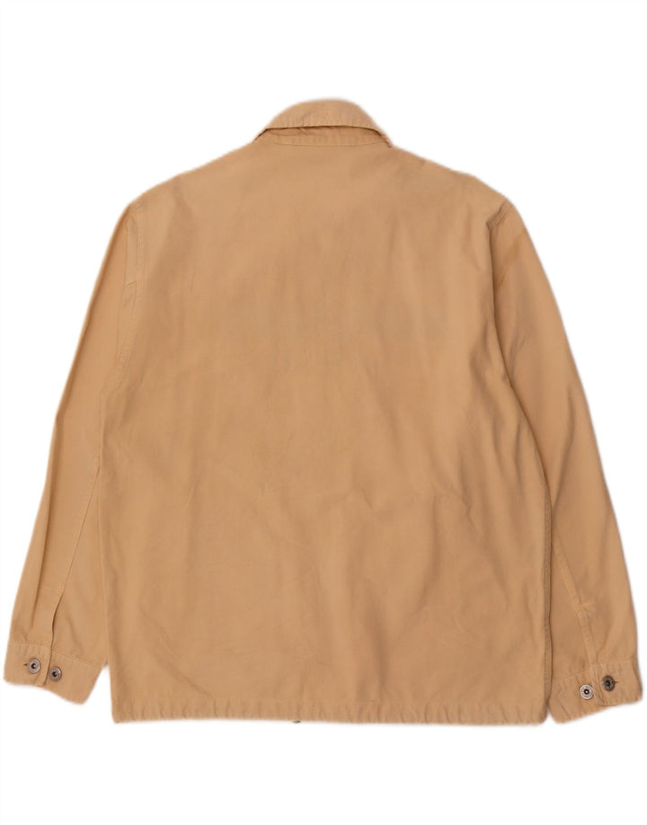 MURPHY & NYE Womens Bomber Jacket UK 14 Medium Beige Cotton Vintage Murphy & Nye and Second-Hand Murphy & Nye from Messina Hembry 
