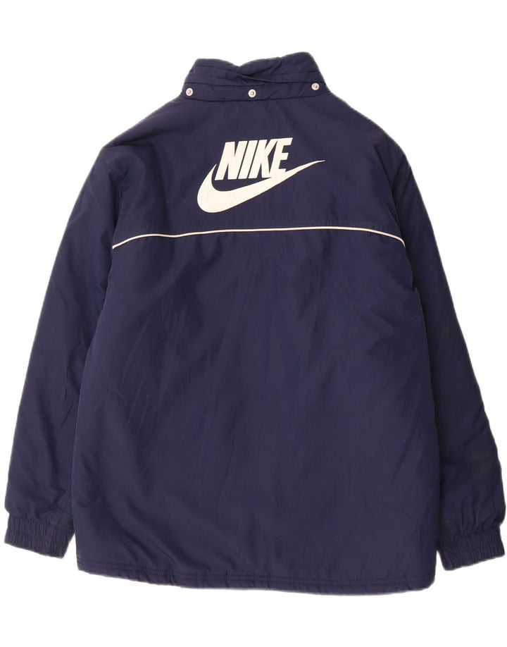 Утепленная куртка Nike для мальчиков с графическим рисунком, 12–13 лет, большой размер, темно-синий полиэстер