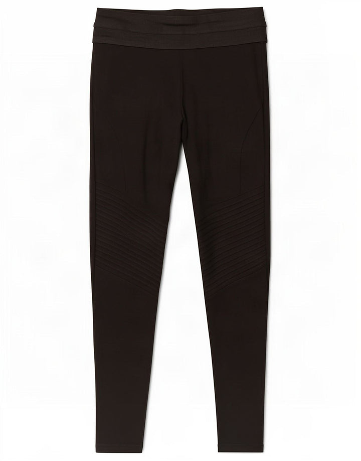 Женские леггинсы Zara UK 8, маленькие, черные, вискоза
